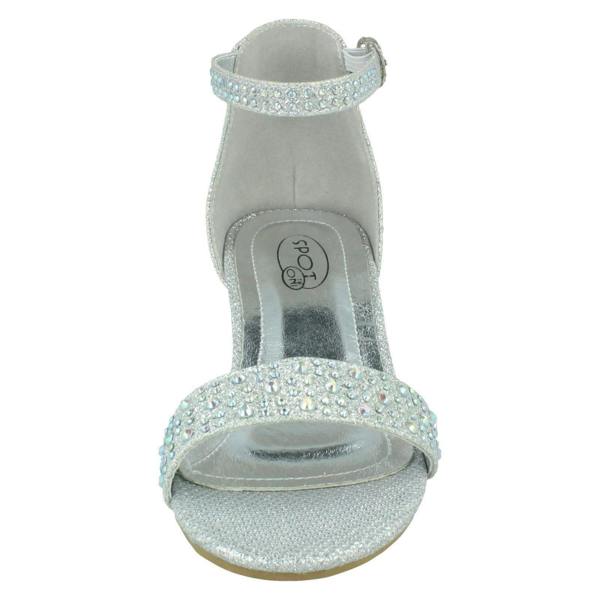 Spot On Girls Spot On Mid Block Heel Sandals H1112