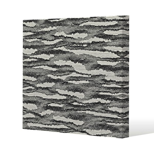 Benjamin Tate Design Grunged Stripes (Canvas Print)
