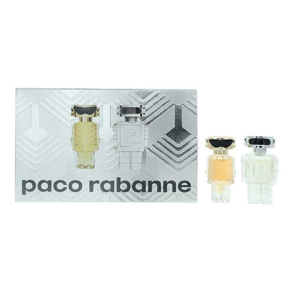 Paco Rabanne Mini 2 Piece Gift Set: Fame Eau de Parfum 4ml - Phantom Eau de Toilette 5ml