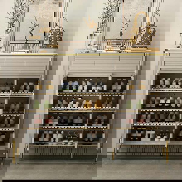 Malvina Shoe Storage, Light Grey with outdoor shoe storage waterproof