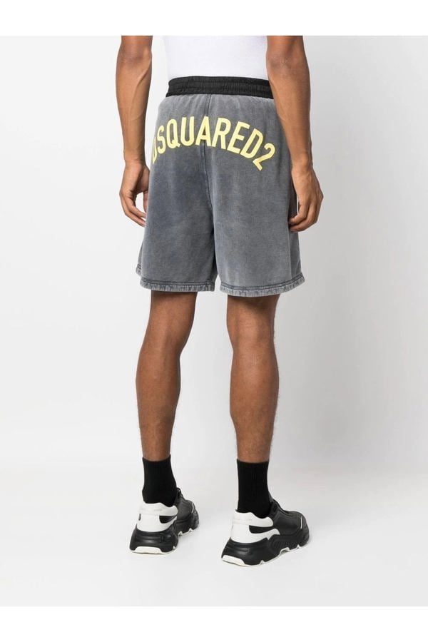 Dsquared2 Milano Jogg Shorts - Charcoal Grey