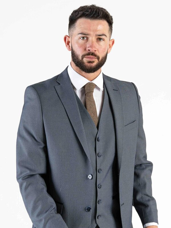 V2 Classic Oliver - Blue Three Piece Suit