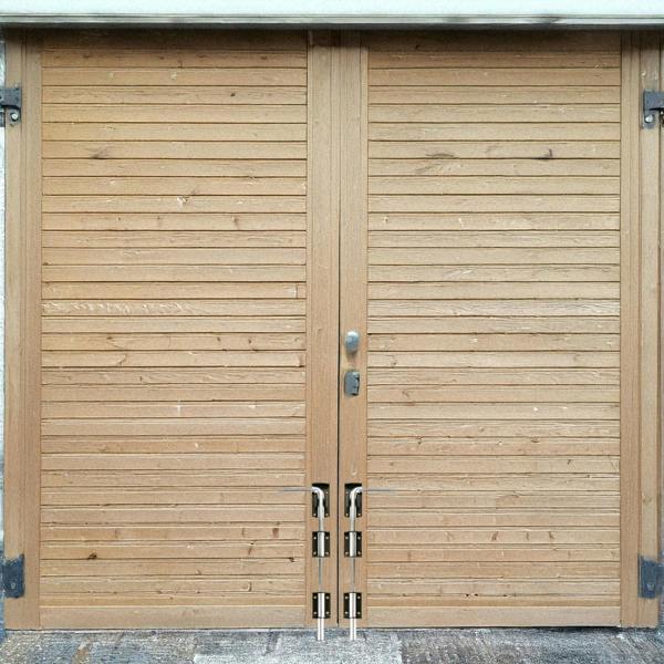 2X Large Garden Gate/Garage Door Drop Bolts - Floor/Ground/Stable Lock Catch