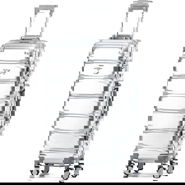 Flight Knight 55x35x20cm Hard Shell Cabin Carry On Suitcase 100+ Airline Approved