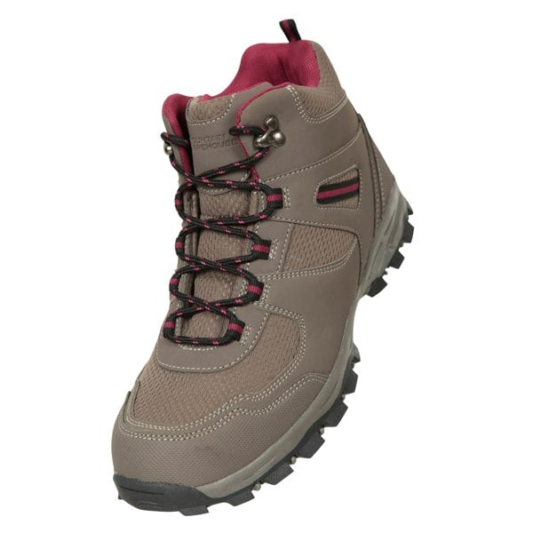 Mountain Warehouse Women's Mcleod Wide Fit Walking Boots - Light Brown