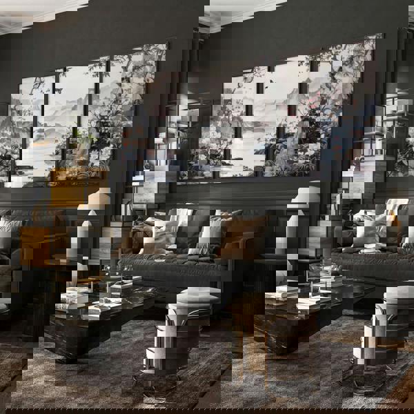 Picture Walls Living Room | Set of 3 Chinoiserie Wall art Prints