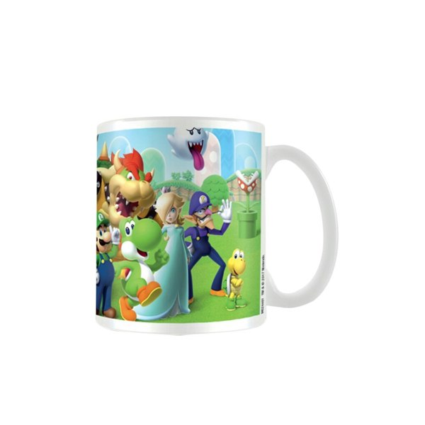 Super Mario Mushroom Kingdom Mug - Multicoloured