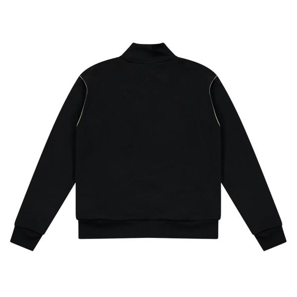 Calvin Klein Childrens/Kids Jeans Contrast Piping Track Jacket - Black - 