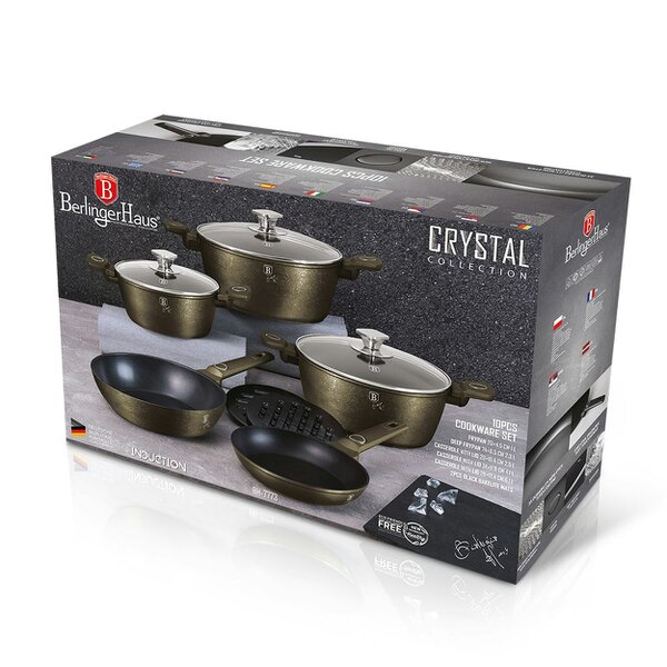 Berlinger Haus Cookware Set Berlinger Haus BH-7773 Crystal Collection