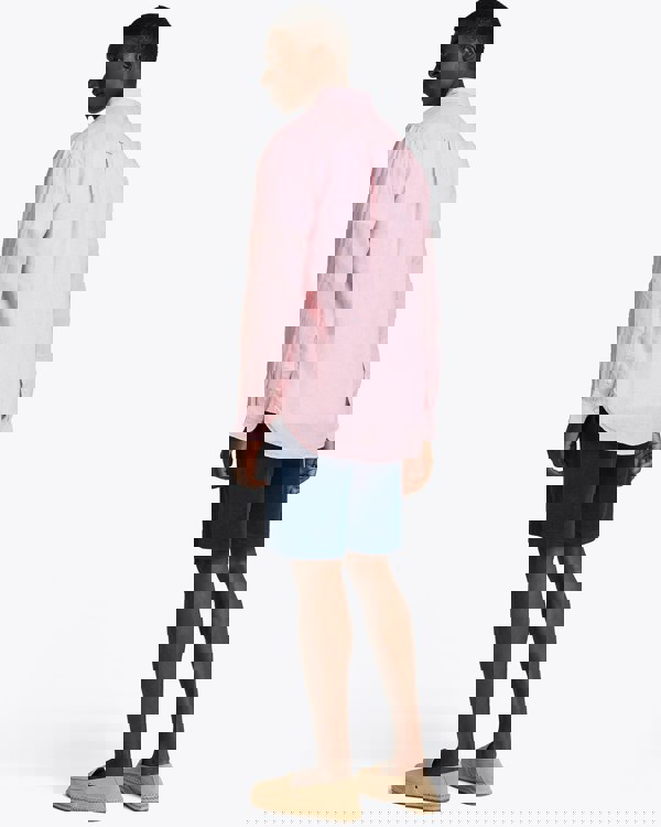 Tommy Hilfiger Pigment Dyed Solid Mens Shirt - Classic Pink