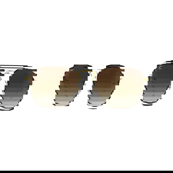 Ray-Ban Sunglasses 3588 905513 Gold Top On Brown Brown Gradient Dark Brown