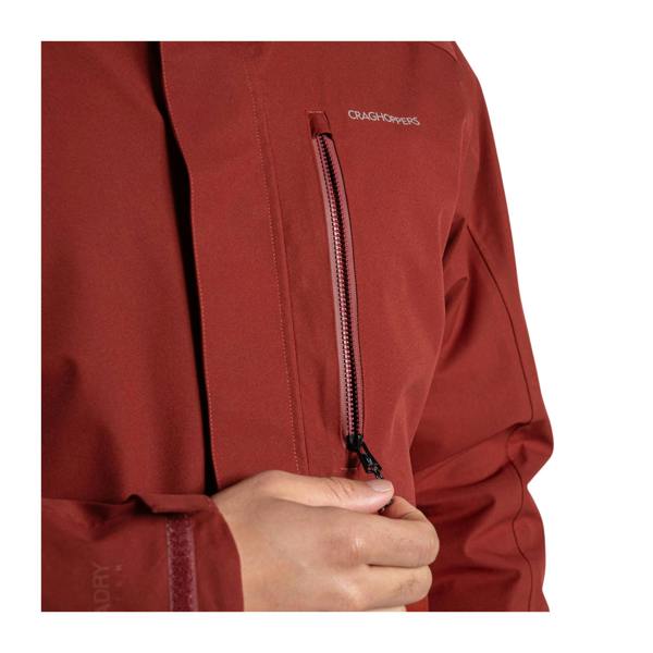 Craghoppers Mens Lorton II Waterproof Jacket - Red Jasper - 