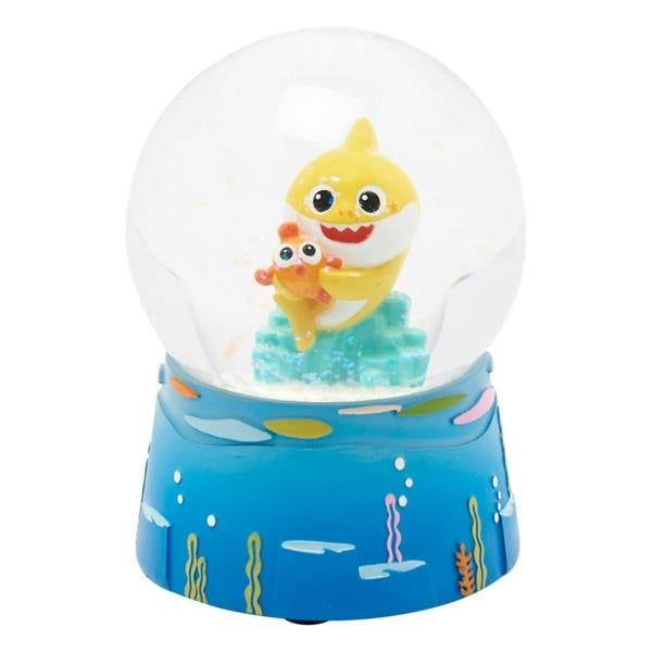 Widdop & Co Baby Shark Glass Snow Globe