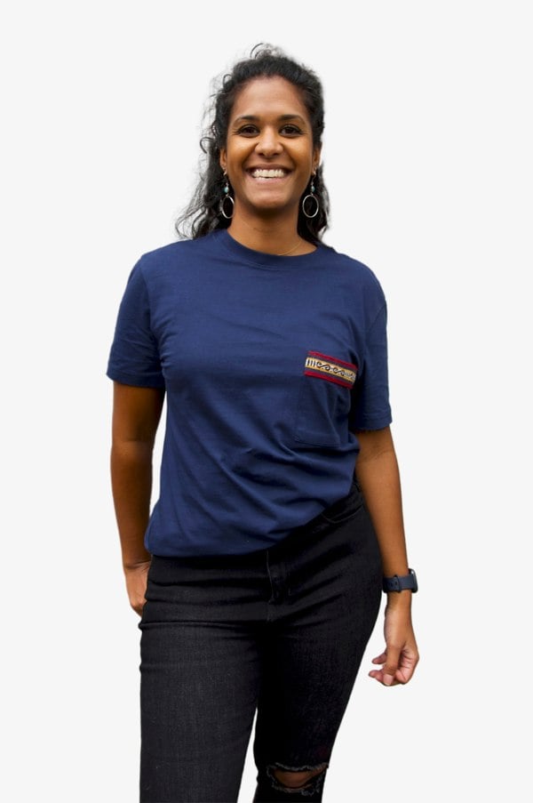 Handmade Stories Blue Unisex T-shirt