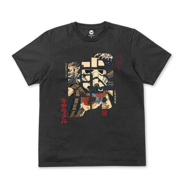 Storm Calligraphy Ink Grey T-Shirt
