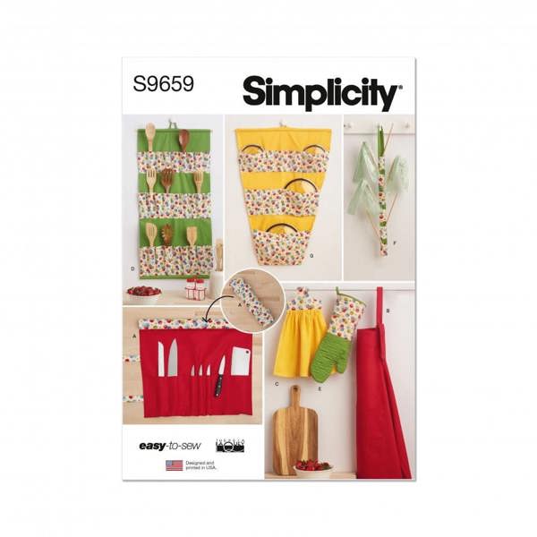 Simplicity Sewing Pattern 9659, Accessories OS (One Size) - Easy
