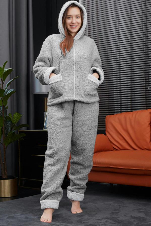 Ezysleep Snow Fleece PJ Lounge Set