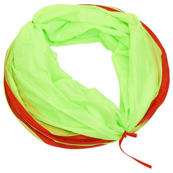 Berkfield Children Play Tunnel with 250 Balls Green 175 cm Polyester