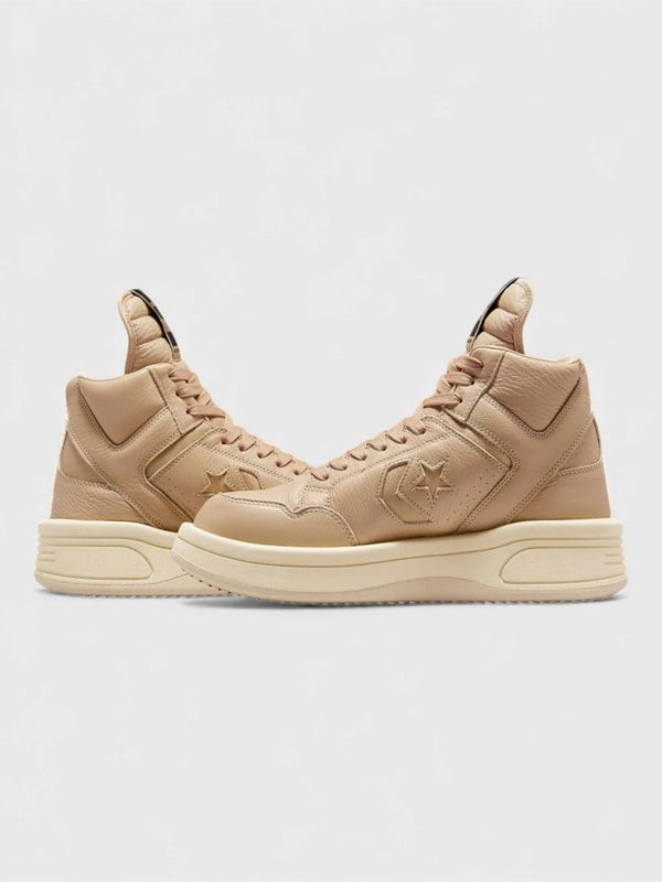Converse x Rick Owens DRKSHDW TURBOWPN Mid Beige Cave