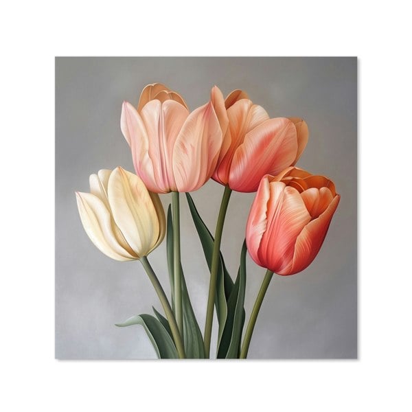 Warren Reed - Designer Spring Tulips Kitchen Splashback