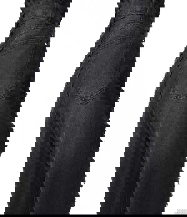 Smart Living Women's High-Waist Multi-Rip Mom Jeans - Black