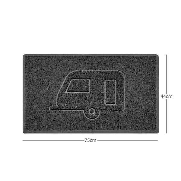 Nicoman "Caravan" Grey Spaghetti Door Mat