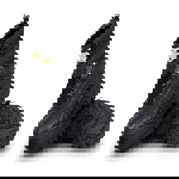 Buffalo ASPHA COM1 - Women’s Black Combat Platform Boots