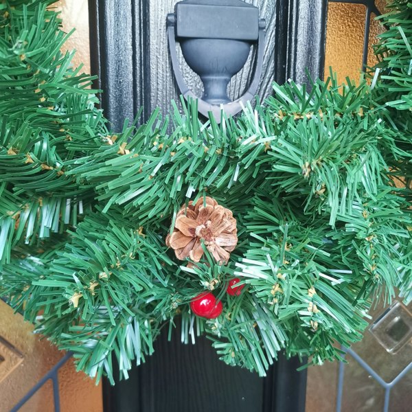 Samuel Alexander 50cm Premier Christmas Wreath With Festive Berry and Cones