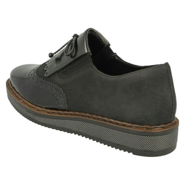 Rieker Ladies Rieker Loafer Inspired Shoes N0372