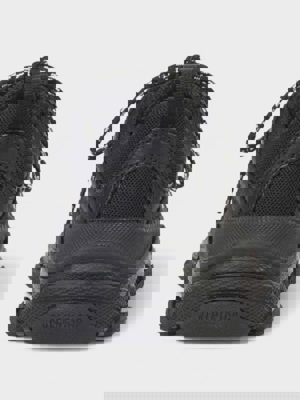 Balenciaga Kids Triple S Trainers Black