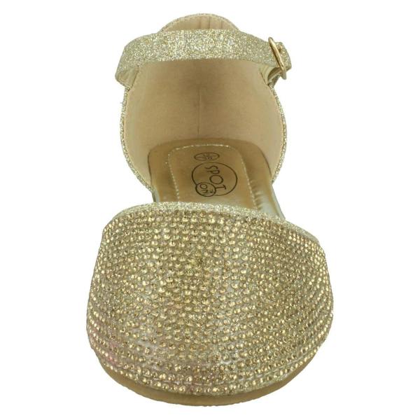 Spot On Girls Spot On Glittery Shoes H2617