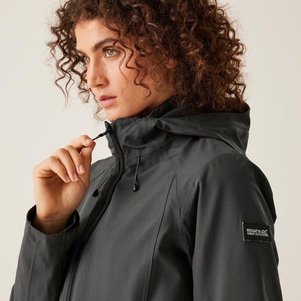 Regatta Women's Denbury V 3 in 1 Waterproof Jacket - Ash / Black