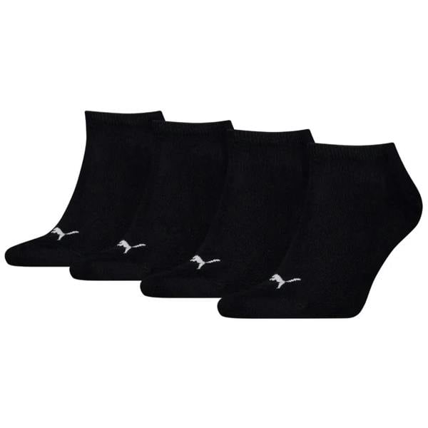 Puma 4-Pack Promo Sports Trainer Socks, Black