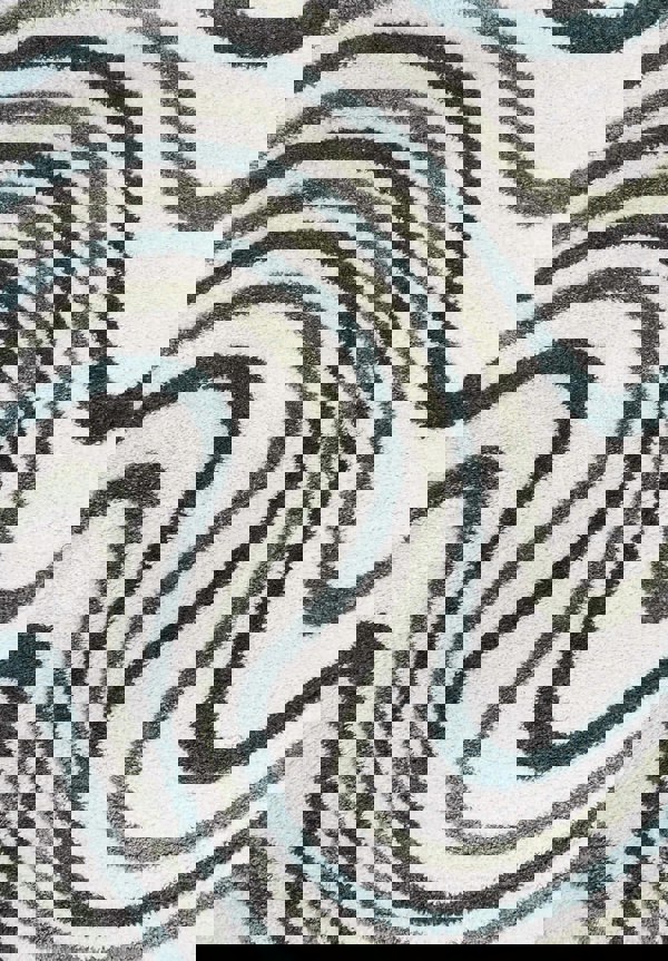 Moodi. Myshaggy rug, Striped design, 30 mm plush pile, easy maintain | THE RUGS