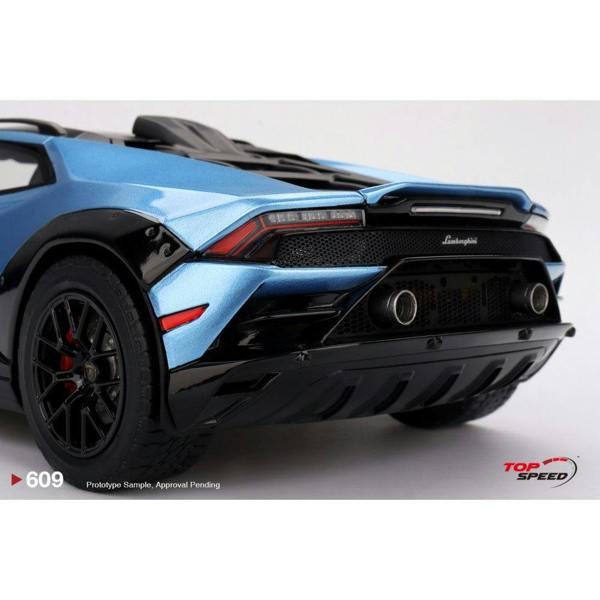 MCSlots Lamborghini Huracan Sterrato Blu Aegir 1:18 Scale Topspeed TS0609