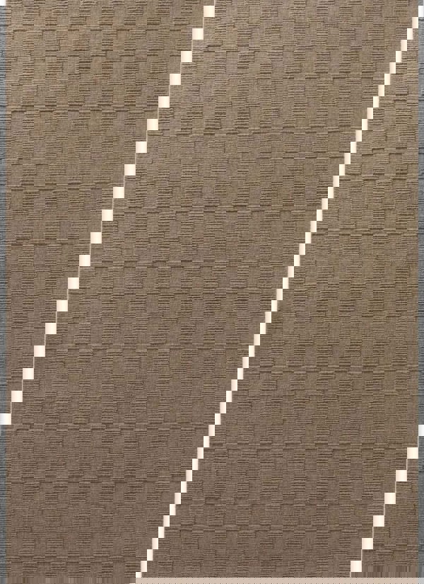 The Rugs Scala Handwoven Wool Rug - Quality Checkered Design