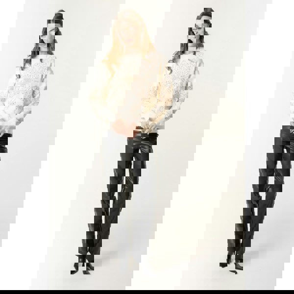 Blue Vanilla Butterfly Embroidered Jumper