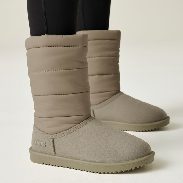 Regatta Womens Risley Waterproof Baffled Stitching Boots - Soft Taupe