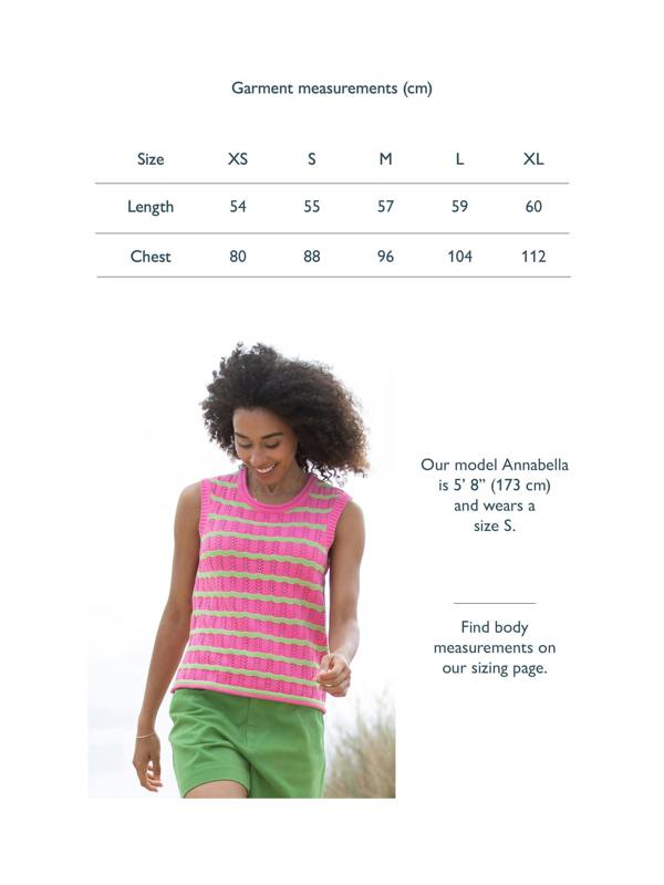 Kite Womens Organic Tolpuddle Knit Tank Top Azalea