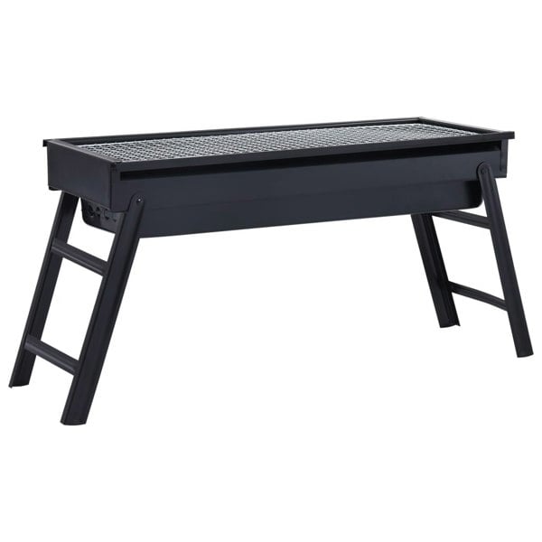 Berkfield Portable Camping BBQ Grill Steel 60x22.5x33 cm