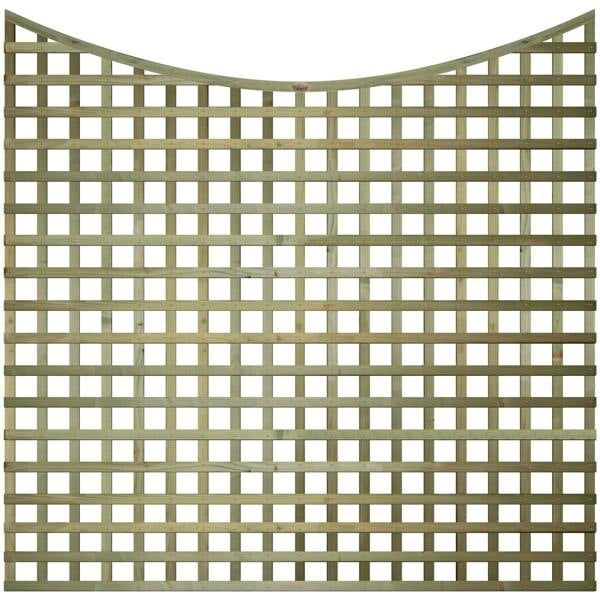 [rackhams variation] trellis privacy concave top [6ft x 1ft, 2ft, 3ft, 4ft, 5ft, 6ft] 1