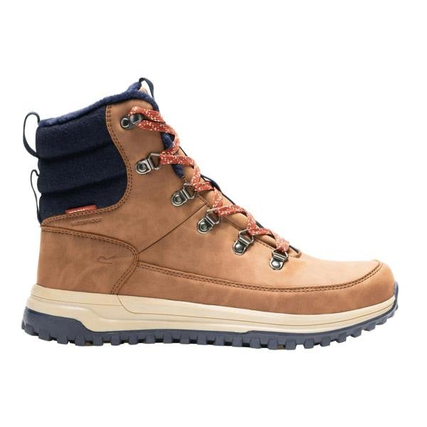 Regatta Mens Winsfield Walking Boots - Saddle Brown/Navy - 