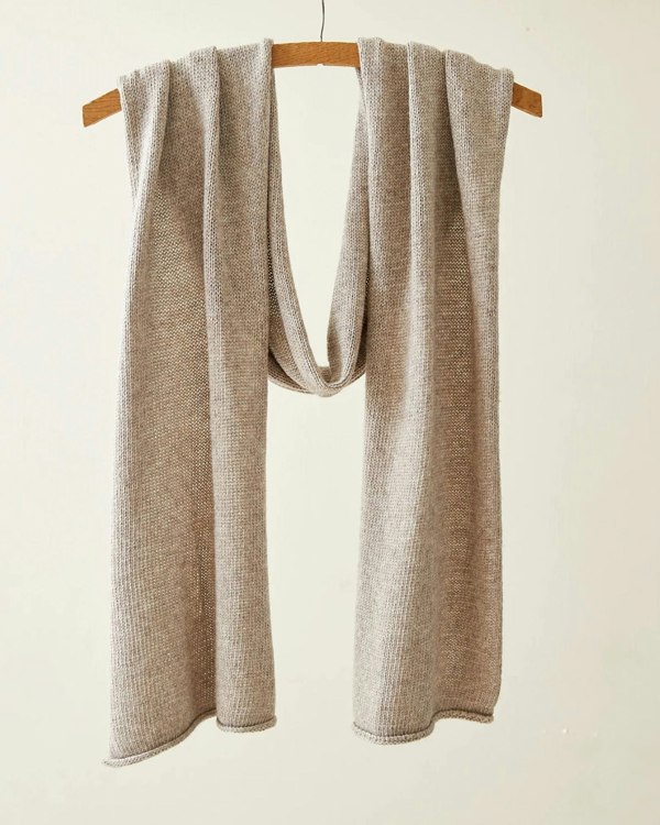 British Boxers Unisex Luxury Merino Wool Scarf – Oat
