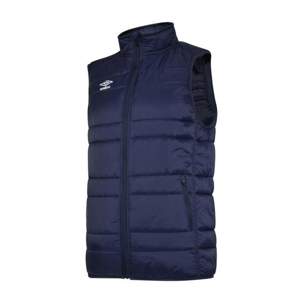 Umbro Mens Club Essential Gilet - Dark Navy/White - 