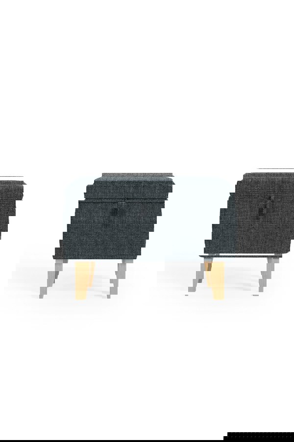 Living and Home Upholstered Storage Ottoman Footstool