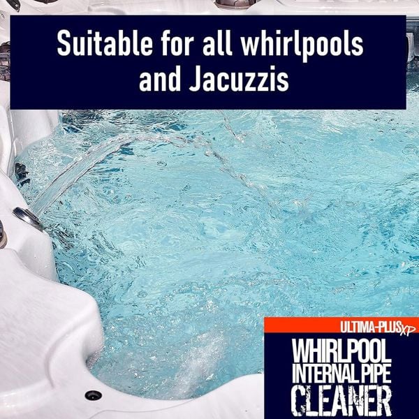 Ultima Plus XP ULTIMA-PLUS XP Whirlpool Internal Pipe Cleaner Deeply Cleans & Removes Limescale Dirt & Odours 10L