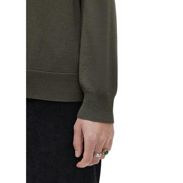Fred Perry Plain Field Green Long Sleeve Knitted Polo S
