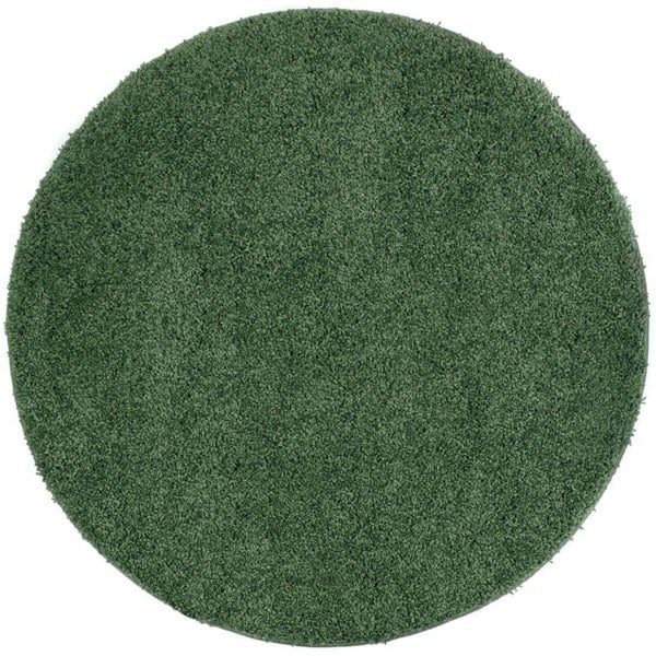Washable Forest Green Shaggy Rug | British-Made | The Rugs