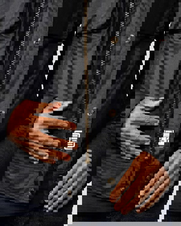 Belstaff Racemaster Mens Waxed Cotton Compact Field Jacket - Dark Navy