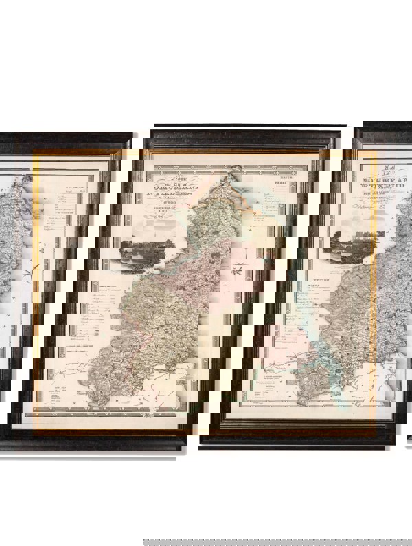 Exceptional Art c.1830 County Maps of England